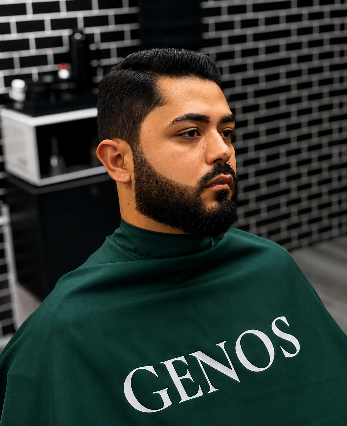 Combo completo de corte e barba masculina